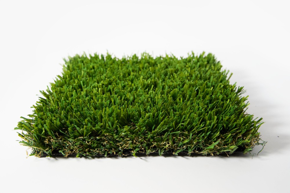 artificial grass isolated on a white background