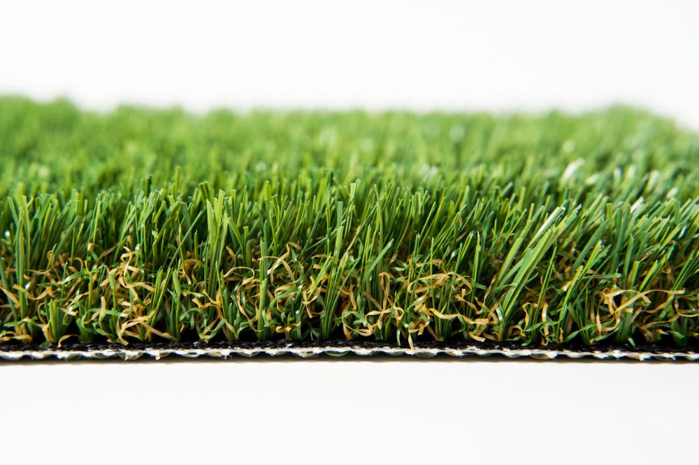 a close up of a grass mat