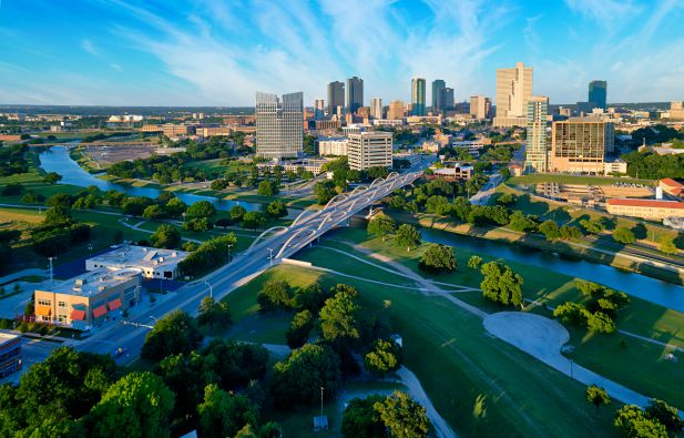 city of Forth Worth during day - Fort Worth Artificial Grass Experts