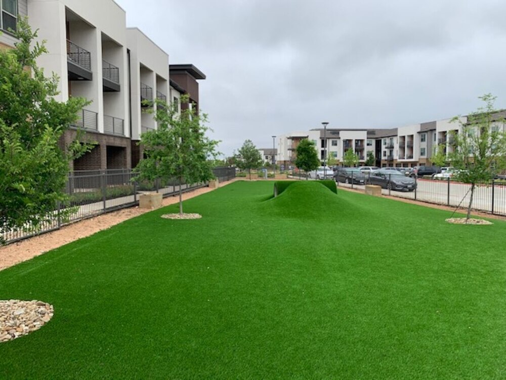 multi-family living commercial project by WinterGreen Synthetic Grass