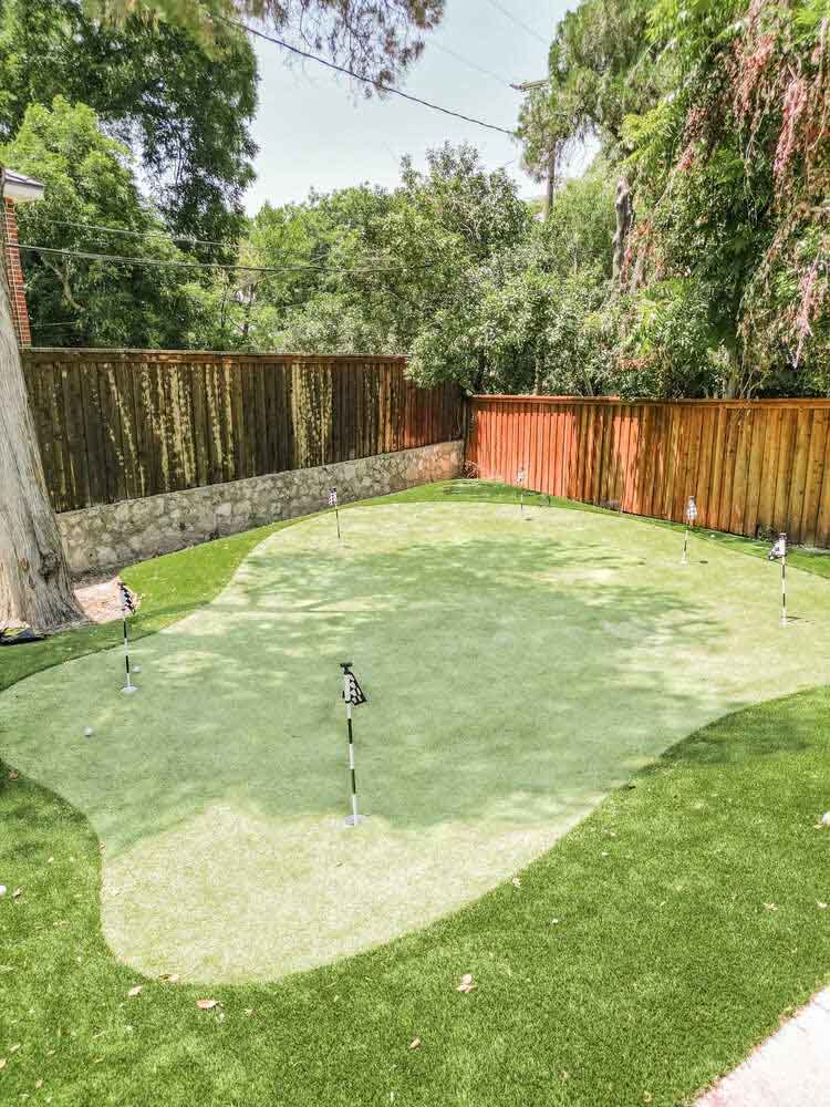 Residential Backyard - Artificial Grass Installer in Bedford - Bedford Artificial Grass Experts