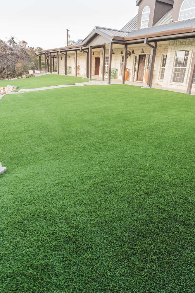 Residential Front Yard - Artificial Grass Installer in Keller