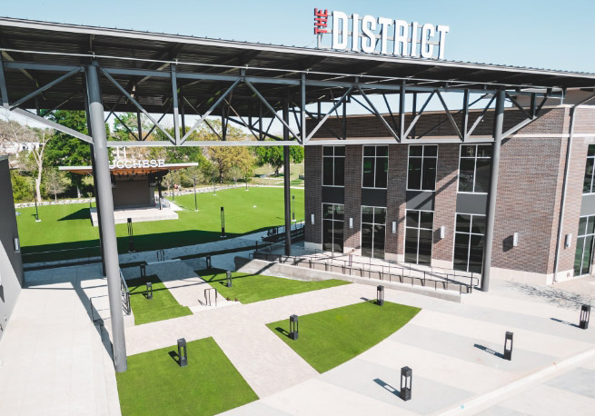 the district turf